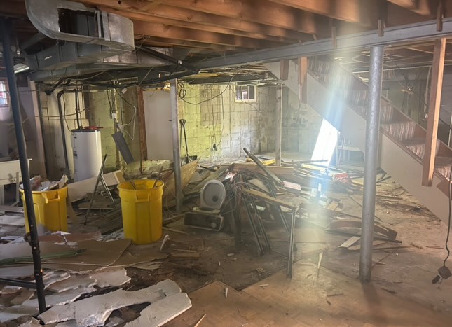 junk basement