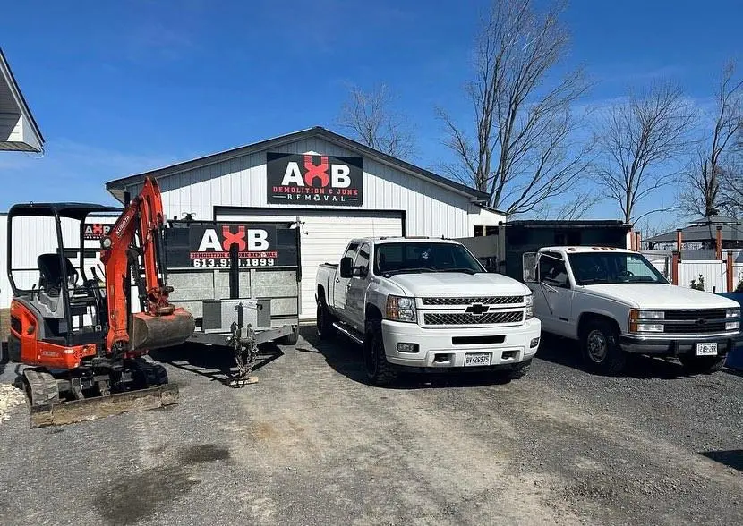 demolition truck