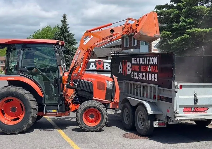 demolition truck