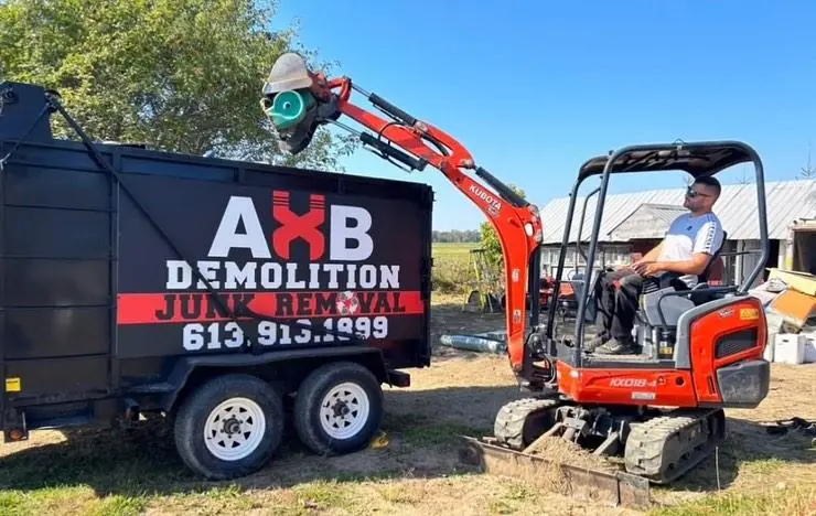 demolition truck